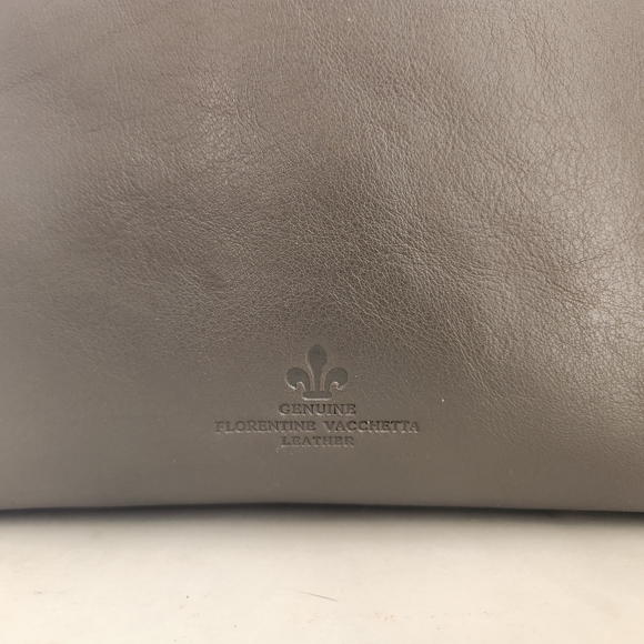 NWT Dooney & Bourke Charcoal Hattie Drawstring Florentine Bucket Bag - Picture 6 of 14